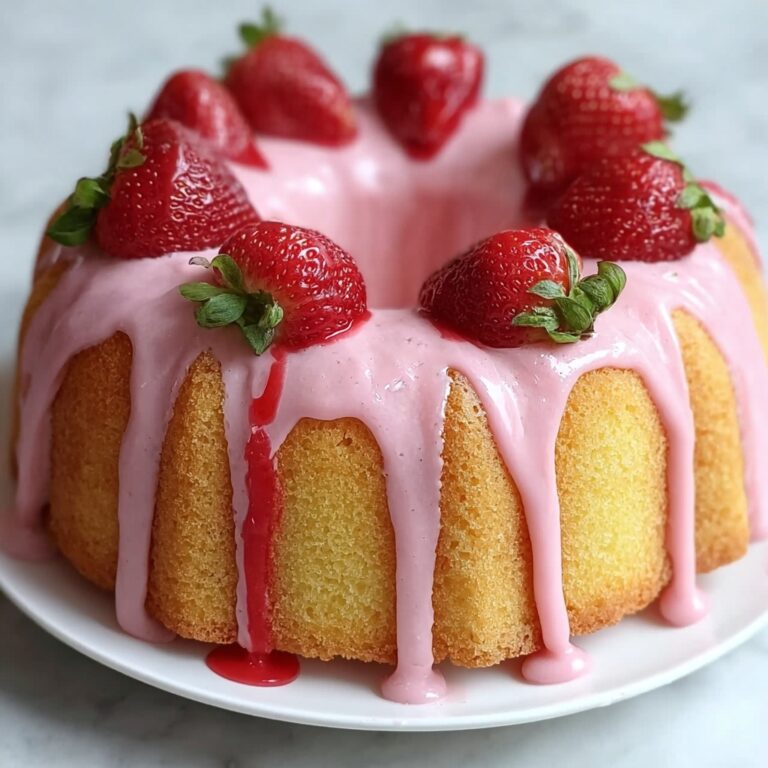 Strawberry Milkshake Pound Cake – Sweet Summer Nostalgia Recipe