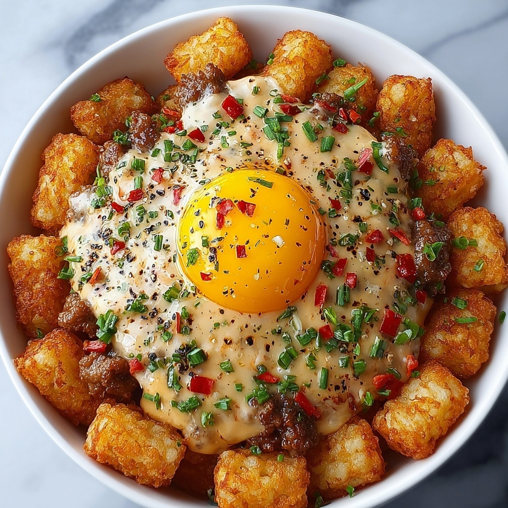 Tater Tot Breakfast Bowl: The Ultimate Comfort Food Recipe - Recipe Image