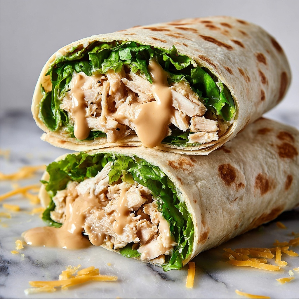 Crock Pot Chicken Caesar Wraps Recipe - Recipe Image