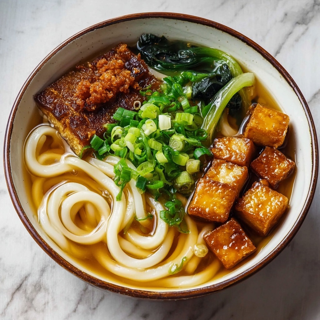 Japanese Curry Udon with Crispy Tofu Recipe - Recipe Image