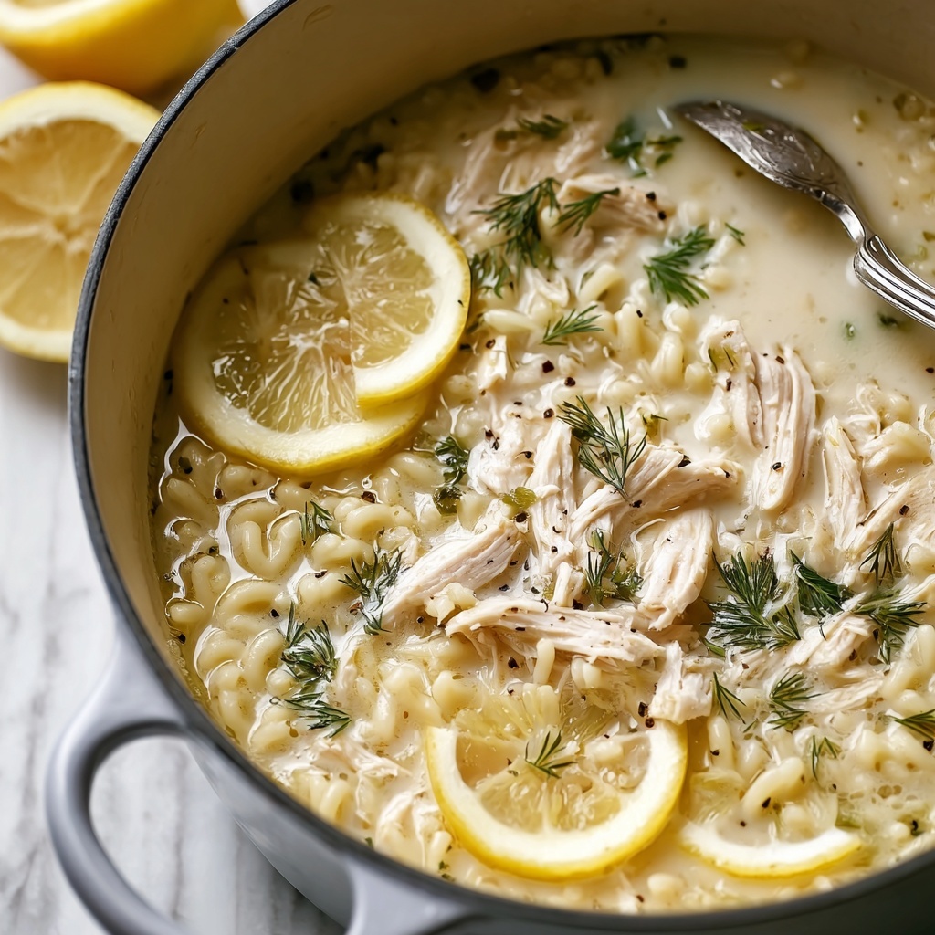 Avgolemono (Greek Egg and Lemon Soup) Recipe - Recipe Image