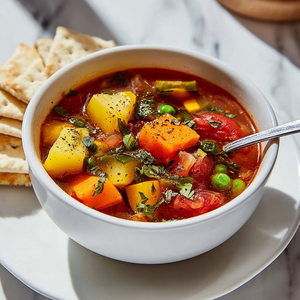 Easy Vegetable Soup Recipe for a Healthy Meal Recipe - Recipe Image