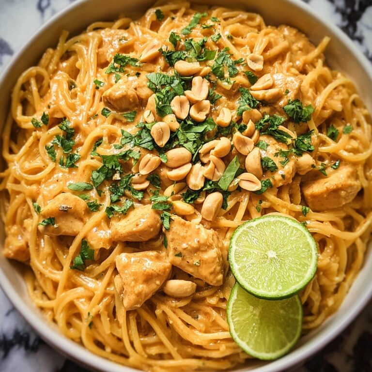 Peanut Chicken Noodles Recipe