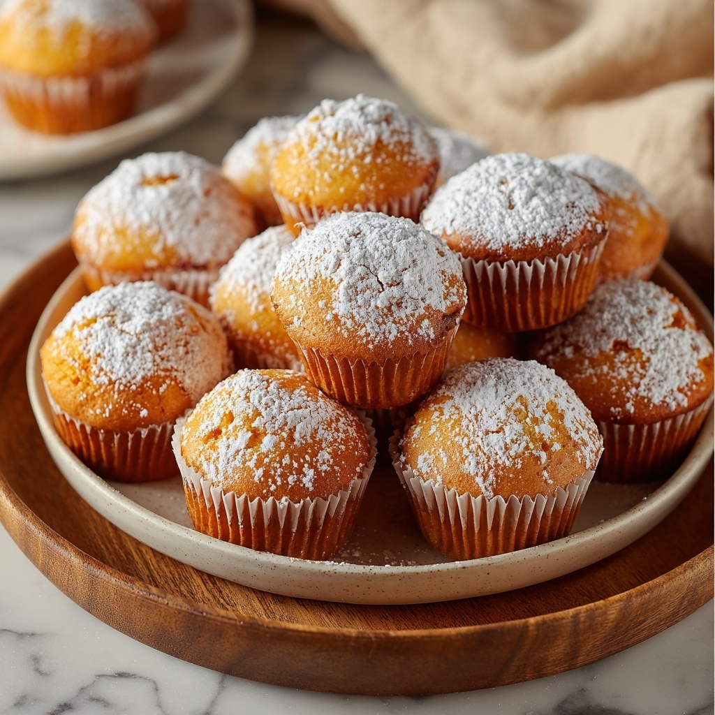 Old Fashioned Cake Doughnut Mini Muffins Recipe - Recipe Image