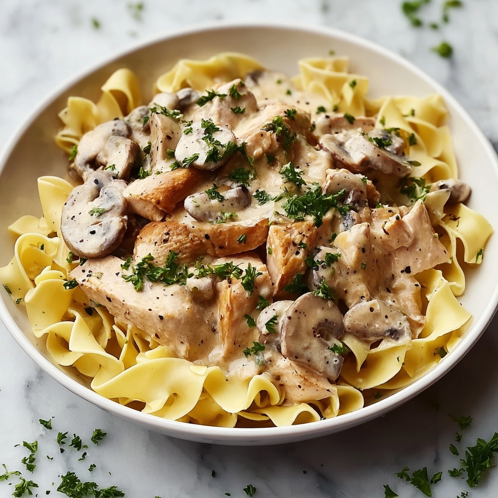 Leftover Roast Chicken Stroganoff Recipe - Recipe Image