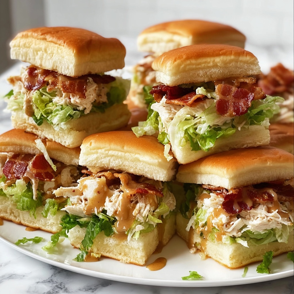 Honey Mustard BLT Chicken Sliders Recipe - Recipe Image