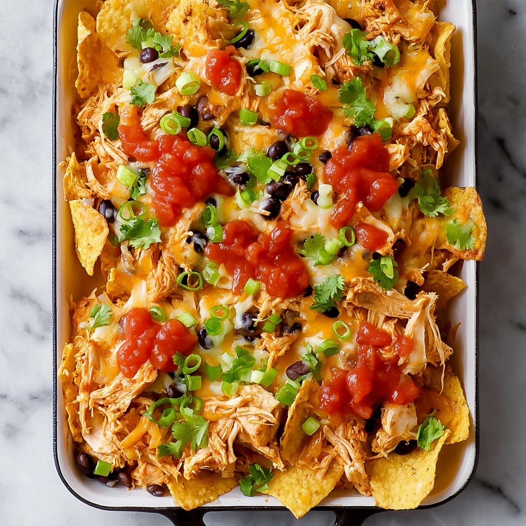 Sheet Pan Chicken Nachos Recipe - Recipe Image
