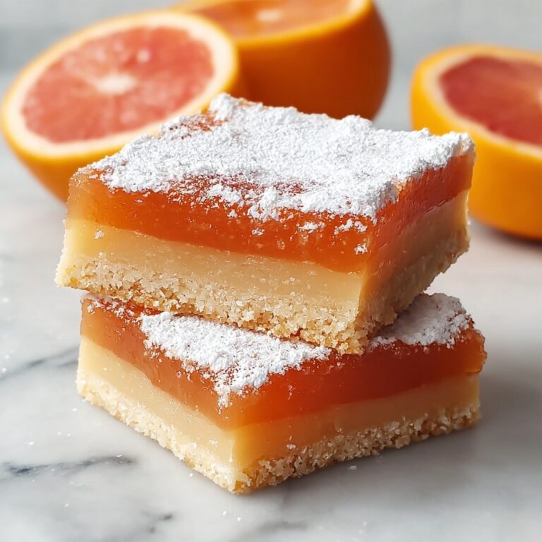 Zesty Grapefruit Bars: A Fresh Twist on Dessert Delight Recipe