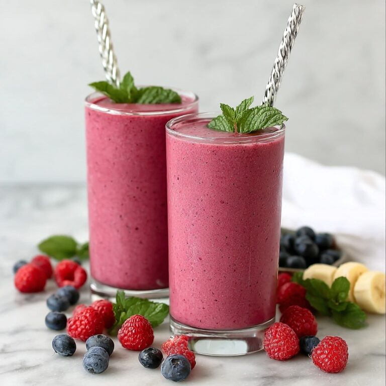 Creamy Mixed Berry Smoothie for a Delicious Boost Recipe