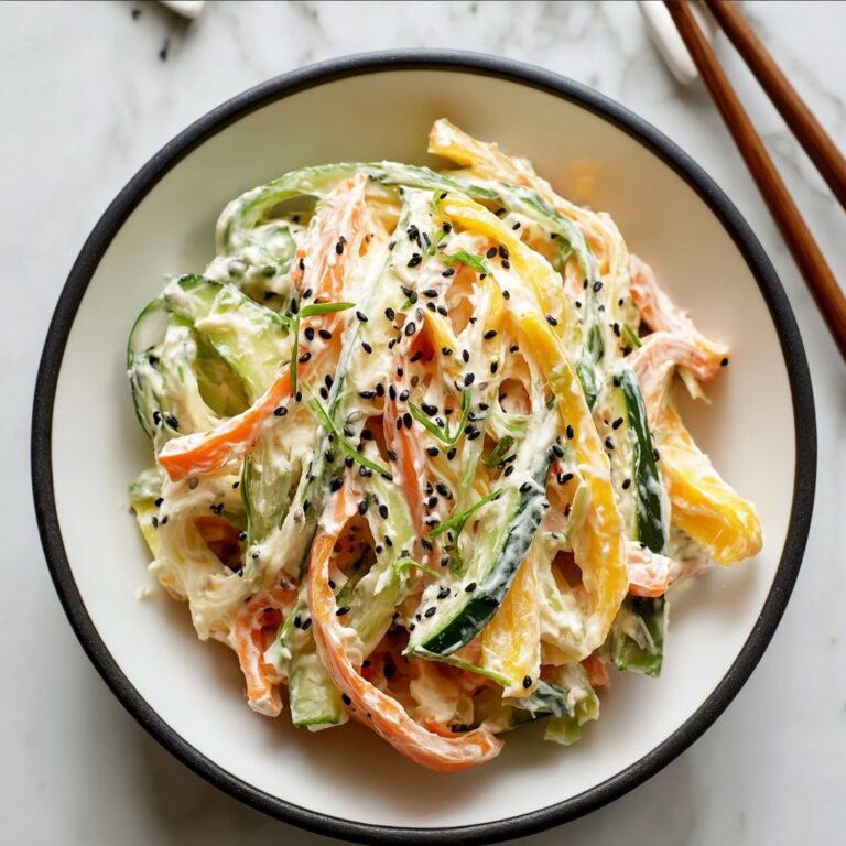 Kani Salad with Creamy Spicy Dressing Recipe