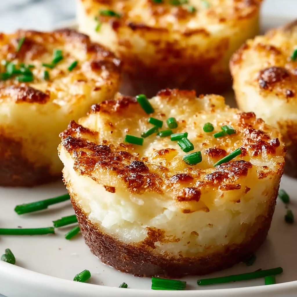 Garlic Parmesan Mashed Potato Cups Recipe - Recipe Image