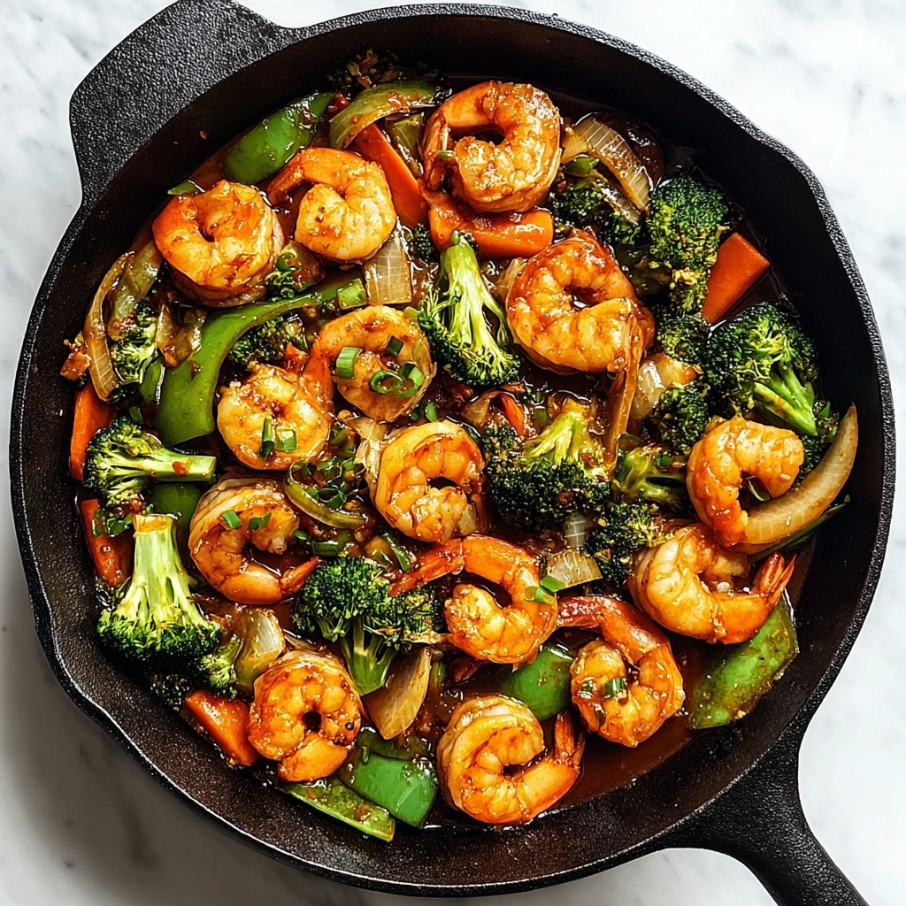 Honey Garlic Shrimp & Zucchini Stir-Fry Recipe - Recipe Image