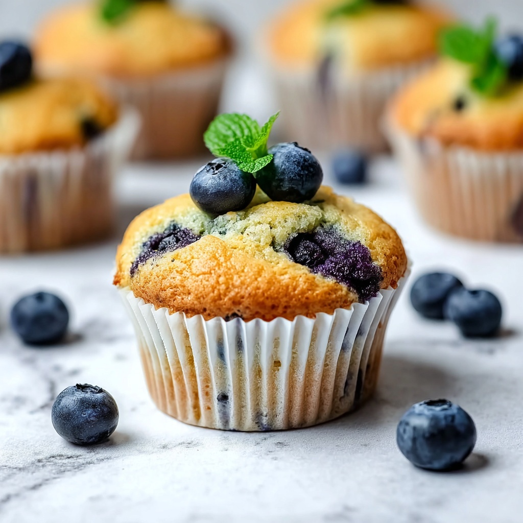 Deliciously Moist Blueberry Zucchini Muffins Recipe - Recipe Image