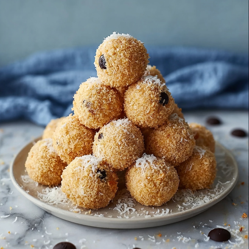 No-Bake Coconut Chocolate Balls Recipe - Recipe Image