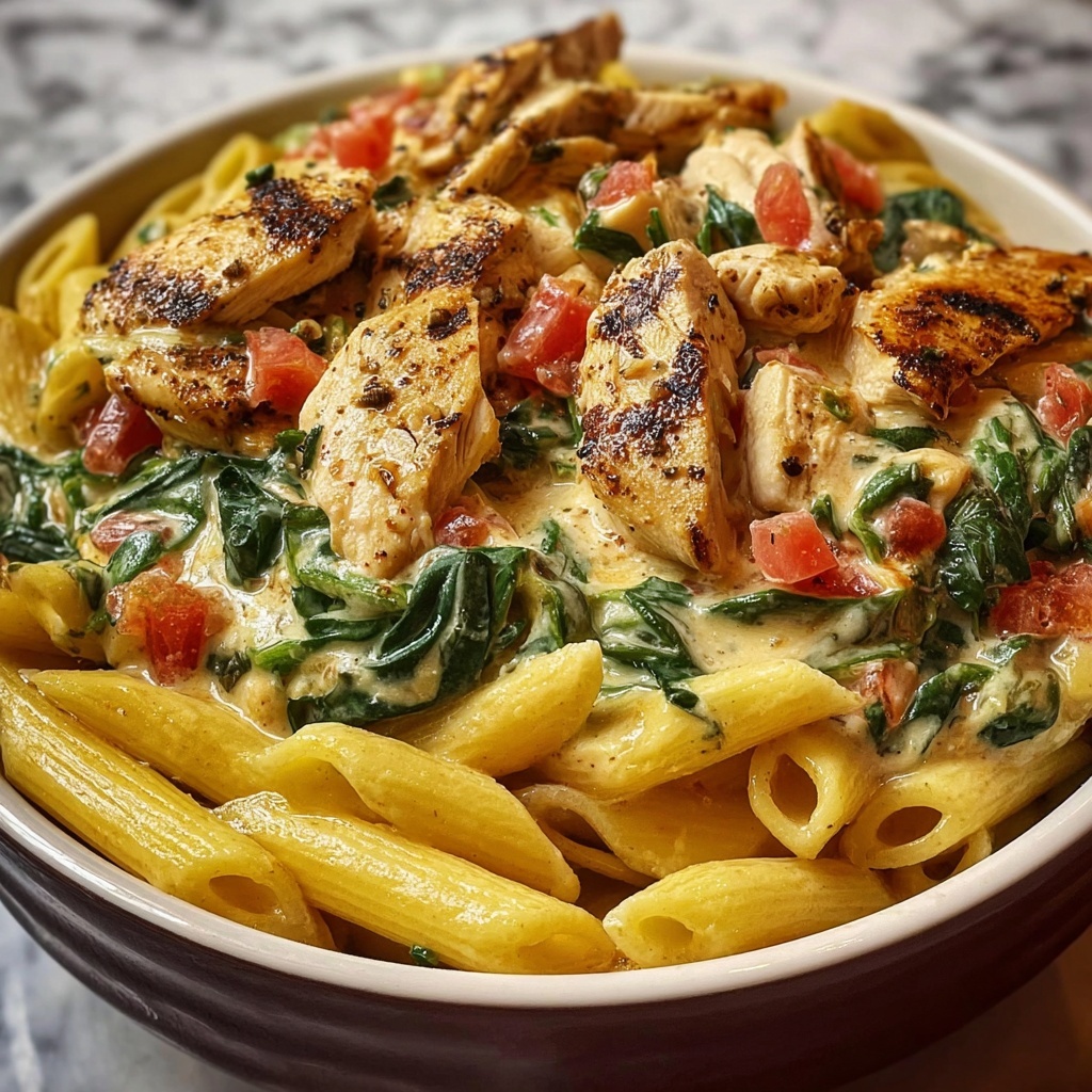 One Pot Cheesy Chicken Pasta Recipe - Recipe Image