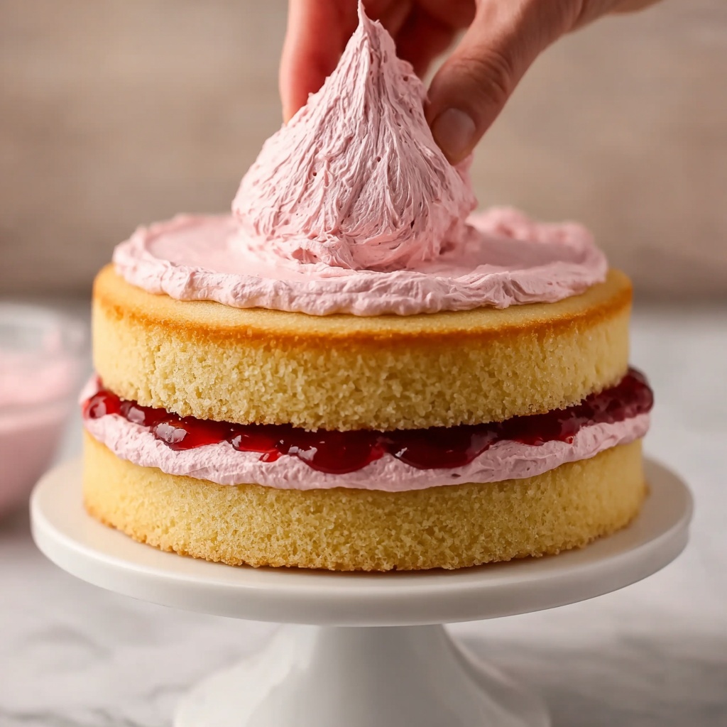 Strawberry Mousse Cake Filling Recipe - Recipe Image