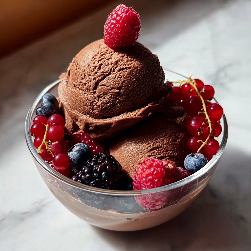 Chocolate Sorbet Recipe: 7 Steps to Pure Joy Recipe - Recipe Image
