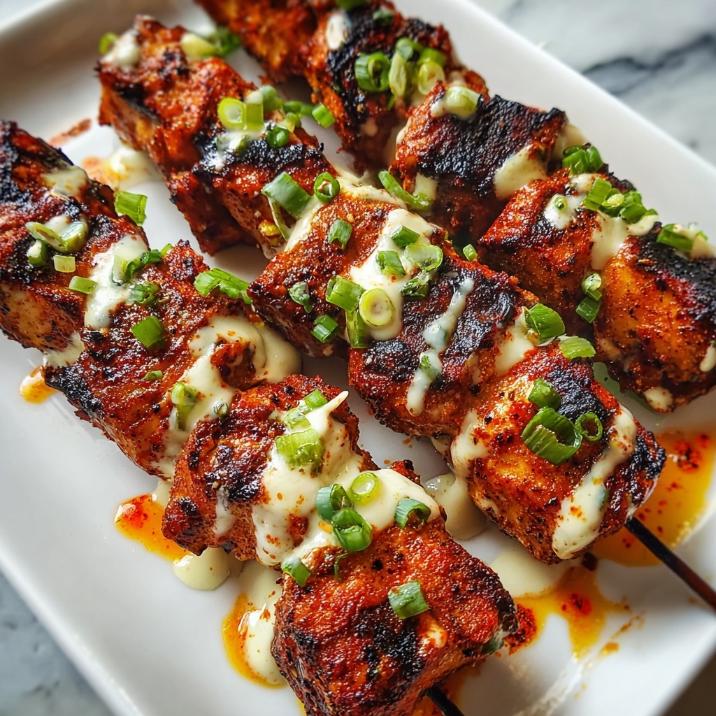 Bang Bang Chicken Skewers with Spicy Sweet Chili Dipping Sauce Recipe - Recipe Image