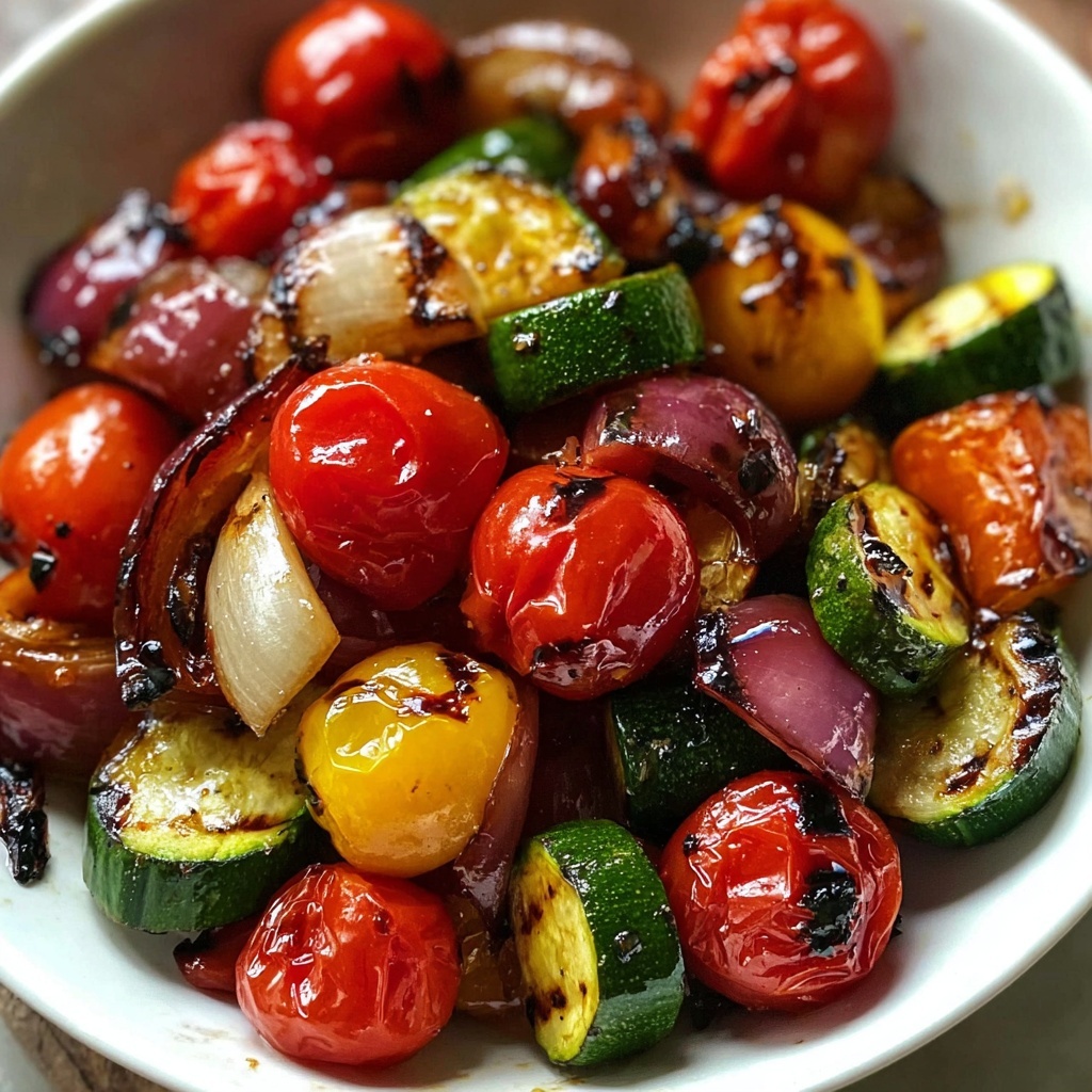 Balsamic Roasted Veggie Mix Recipe - Recipe Image