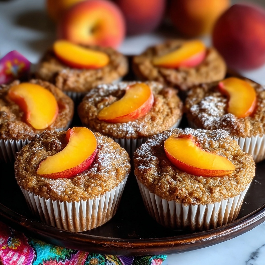 Peach Financiers: Elegant French Almond Cakes Recipe - Recipe Image