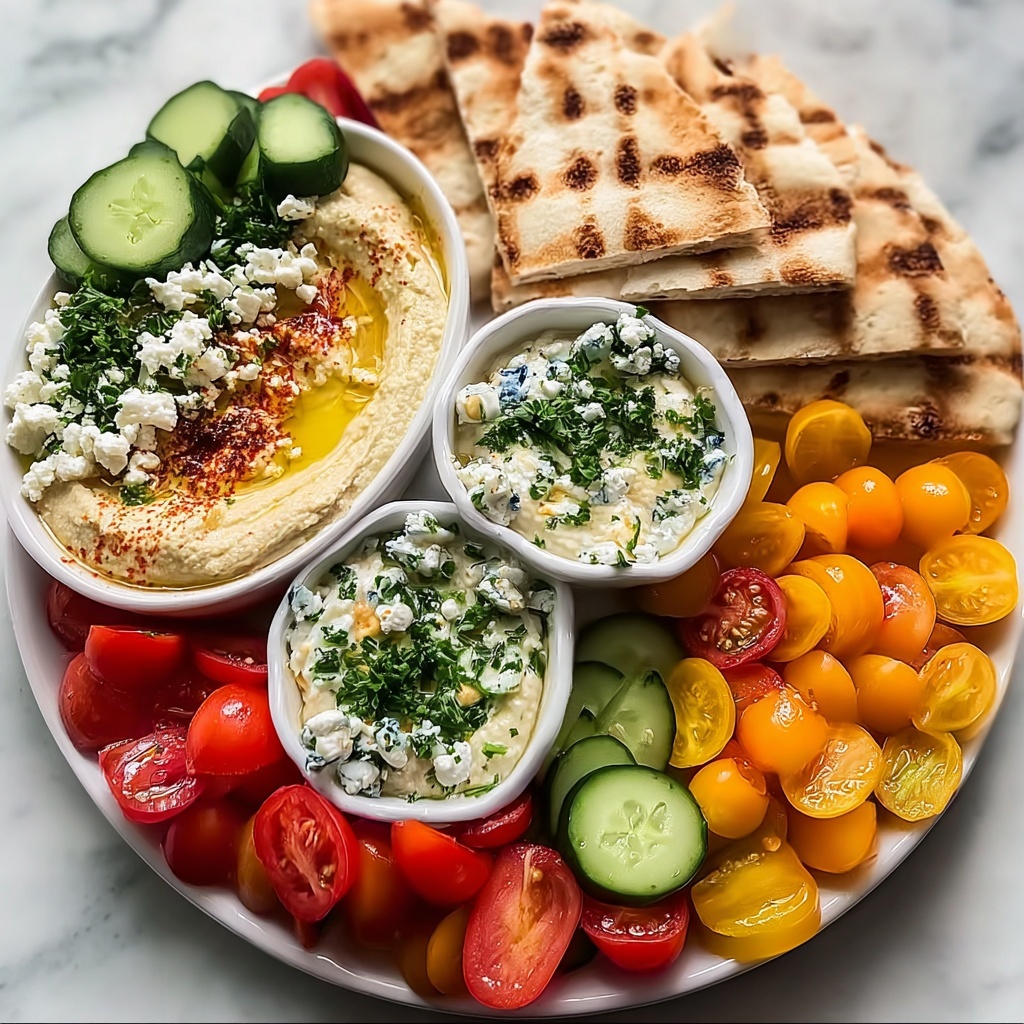 Mediterranean Hummus Platter: 5 Simple Steps to Bliss Recipe - Recipe Image