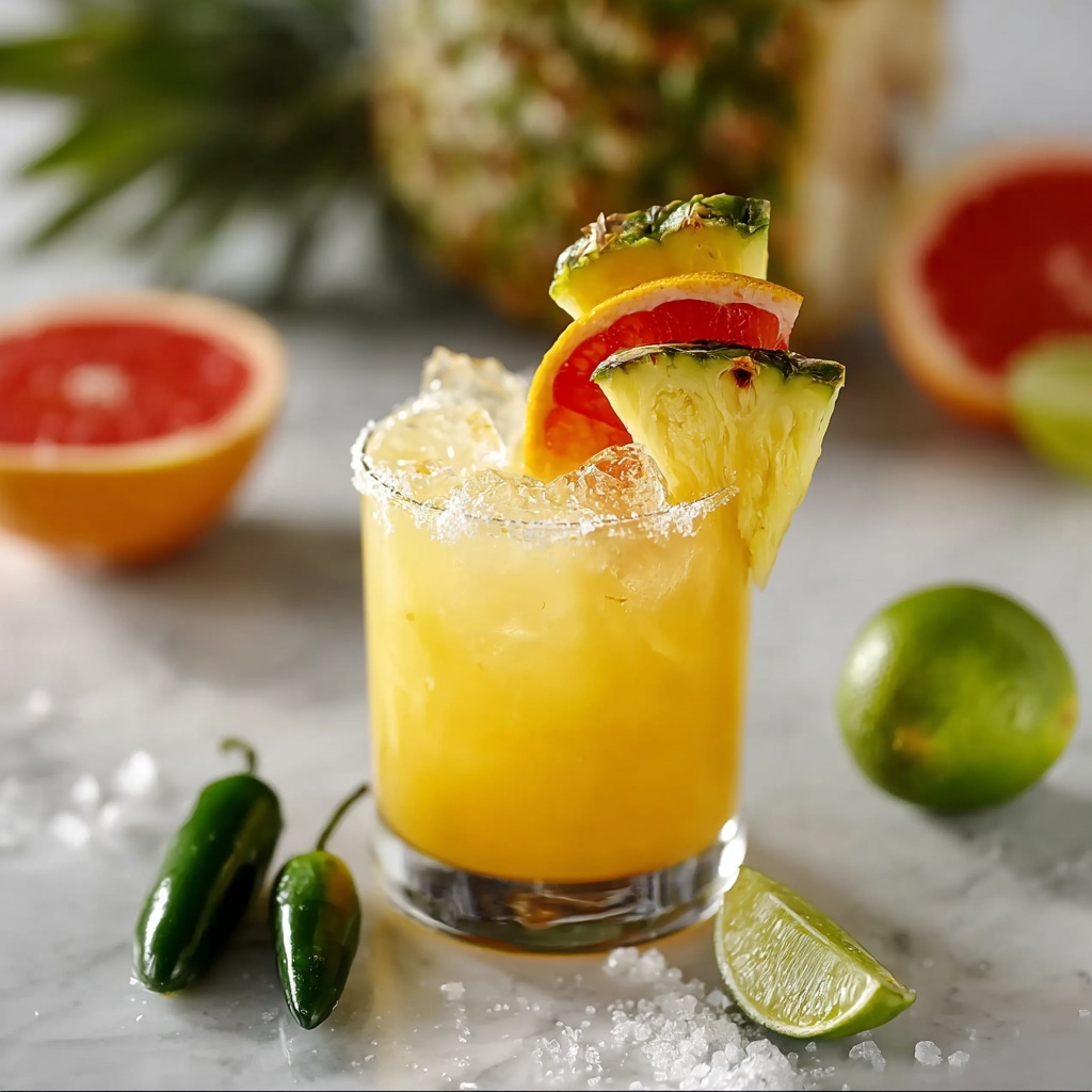 Spicy Pineapple Paloma Recipe - Recipe Image