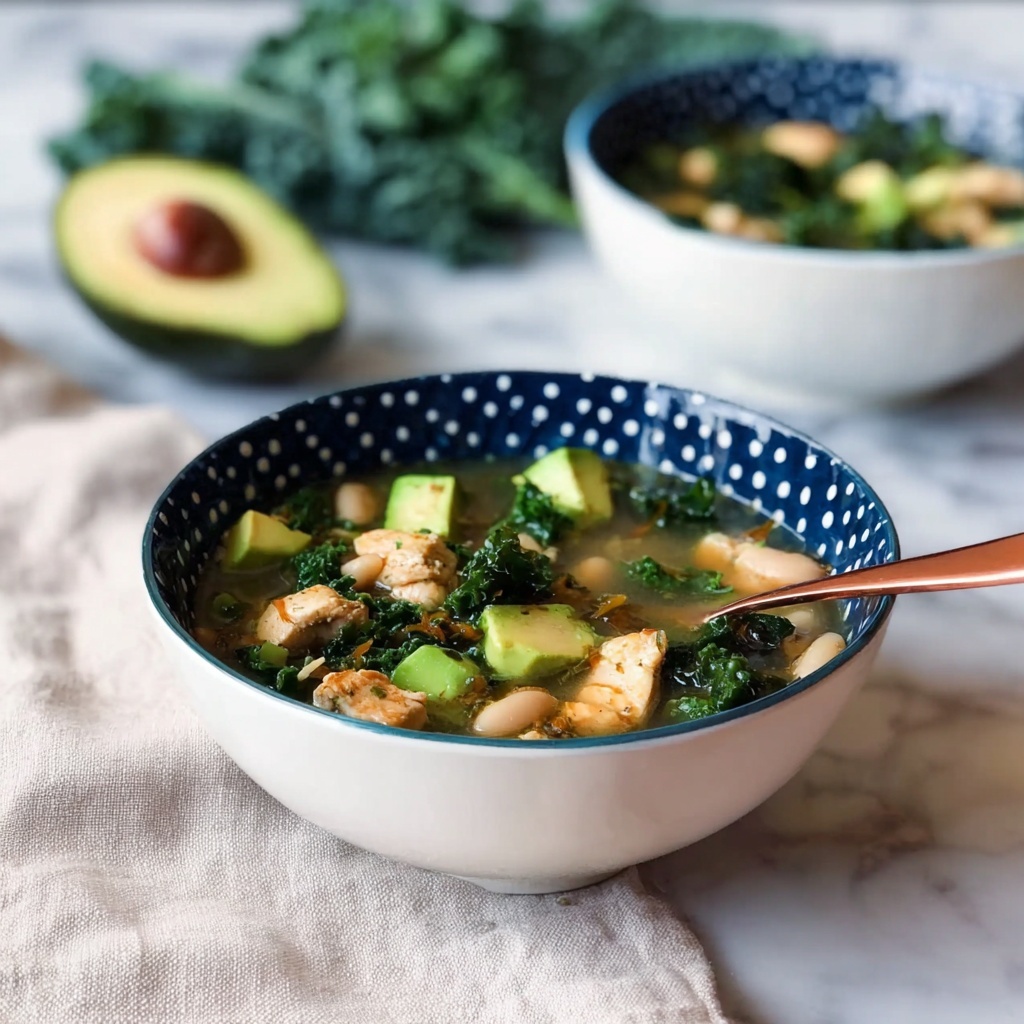 Chicken and Kale White Bean Chili Recipe - Recipe Image