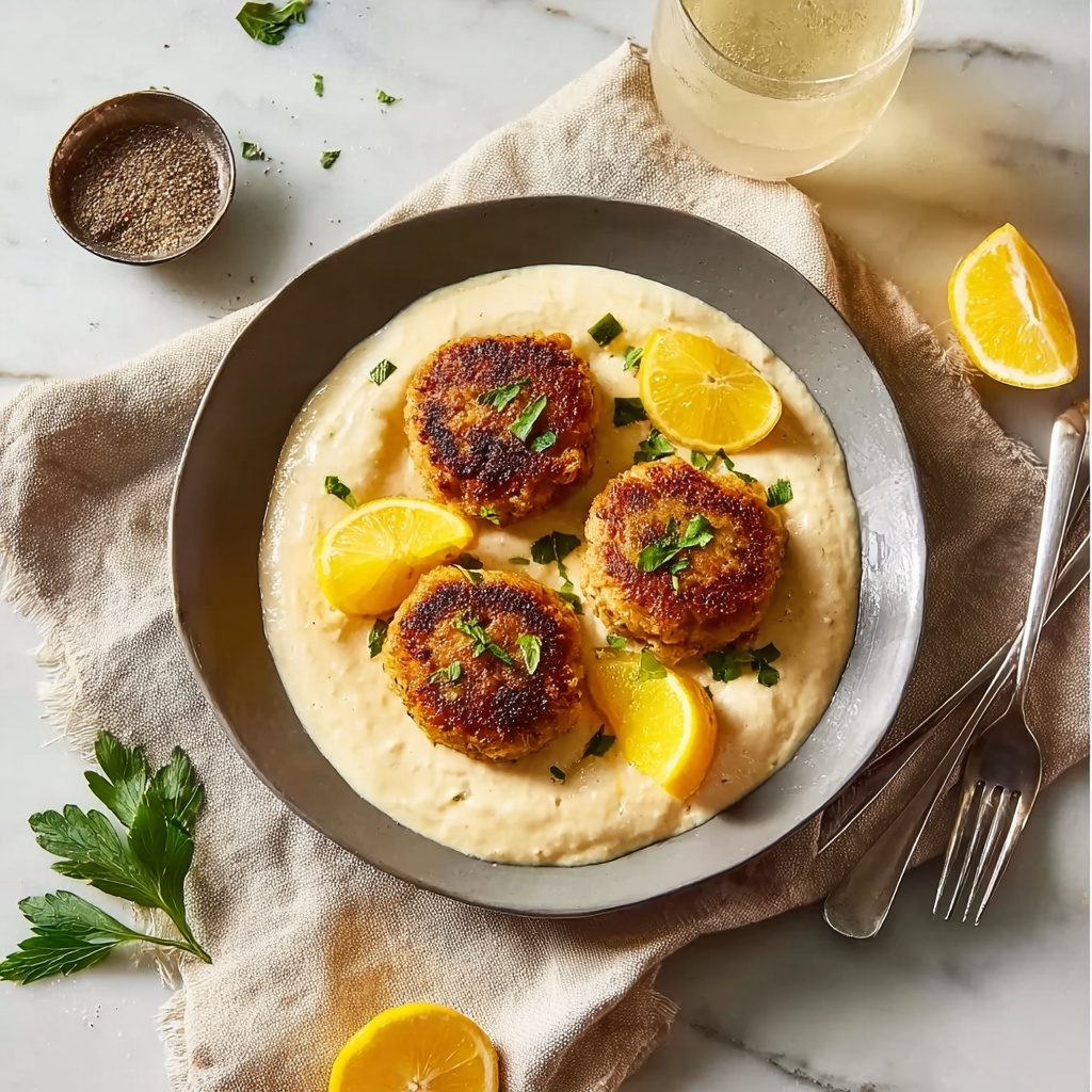 Easy Chickpea Patties with Lemon Garlic Aioli Recipe - Recipe Image
