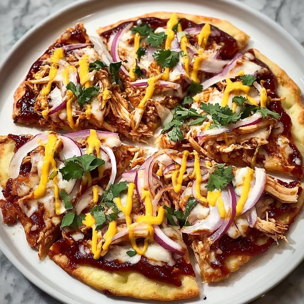 BBQ Chicken Flatbread Pizza Recipe - Recipe Image