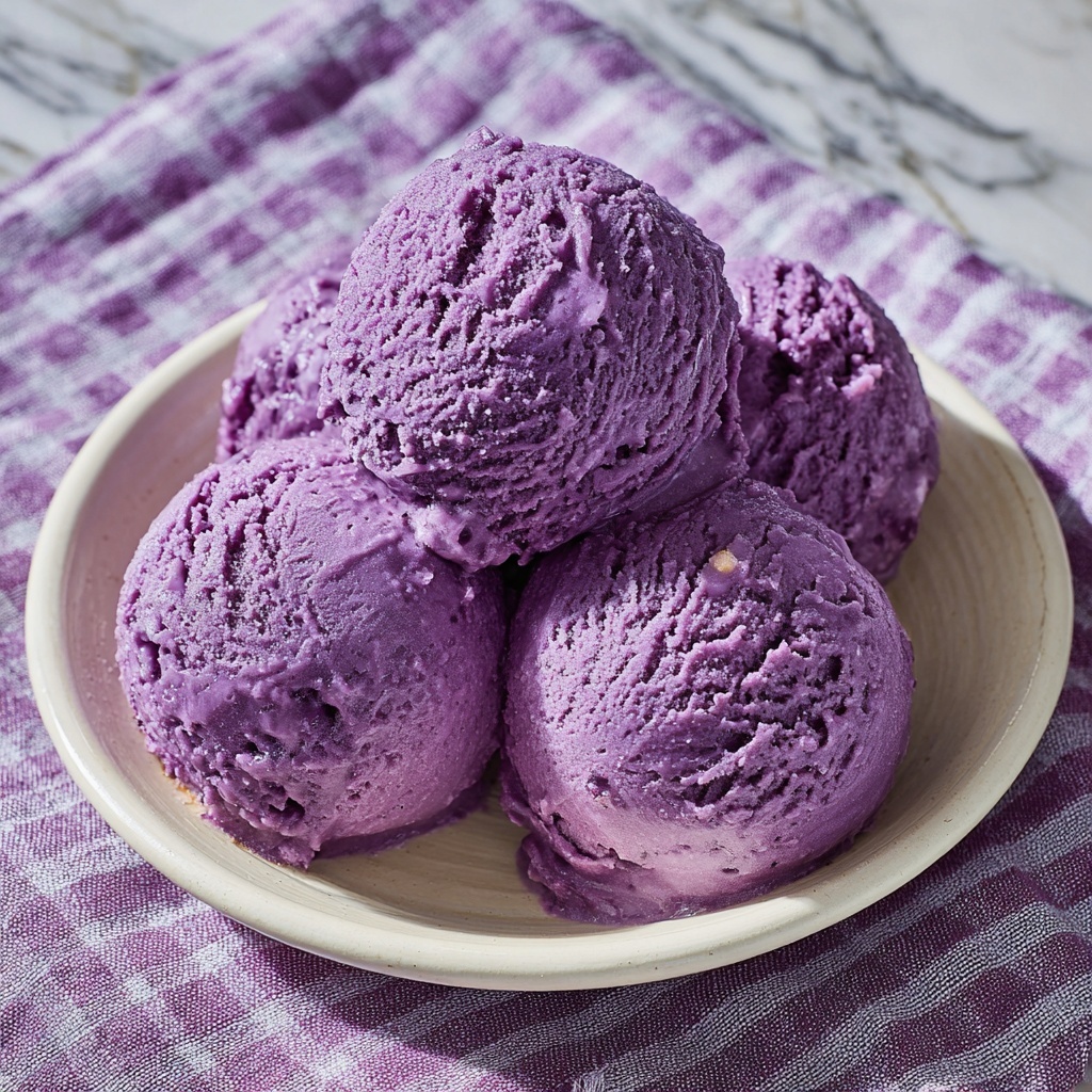 Easy Purple Sweet Potato Puffs Recipe - Recipe Image