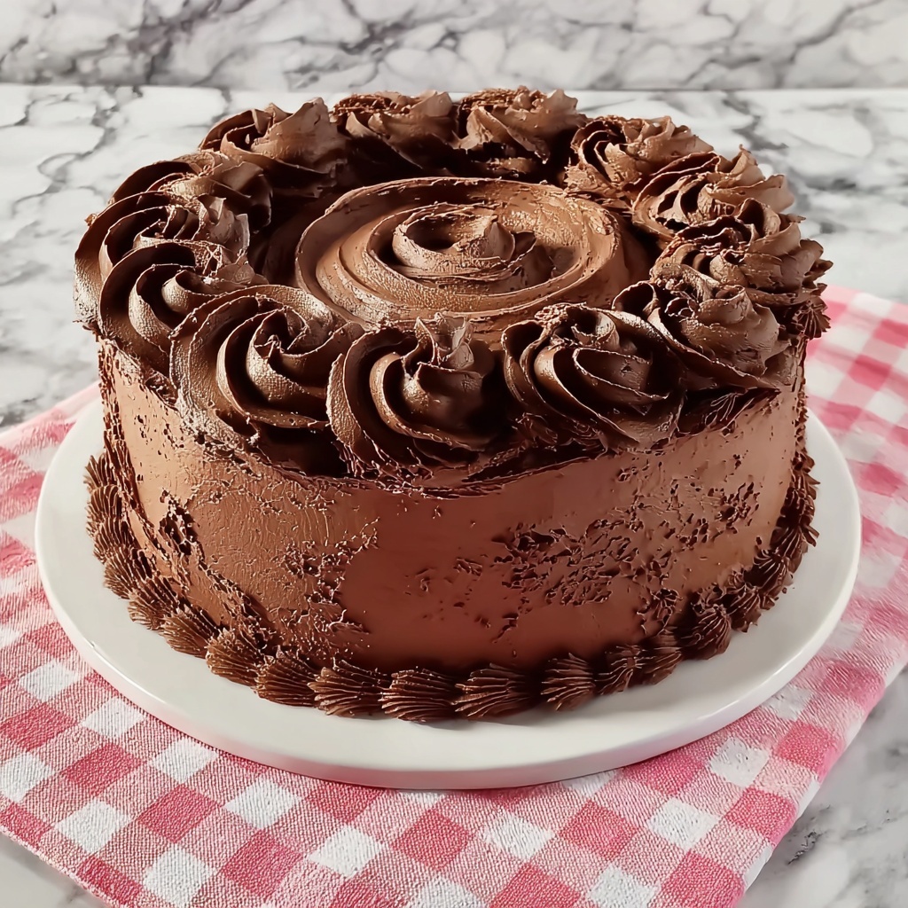 Mile High Chocolate Pound Cake Recipe - Recipe Image