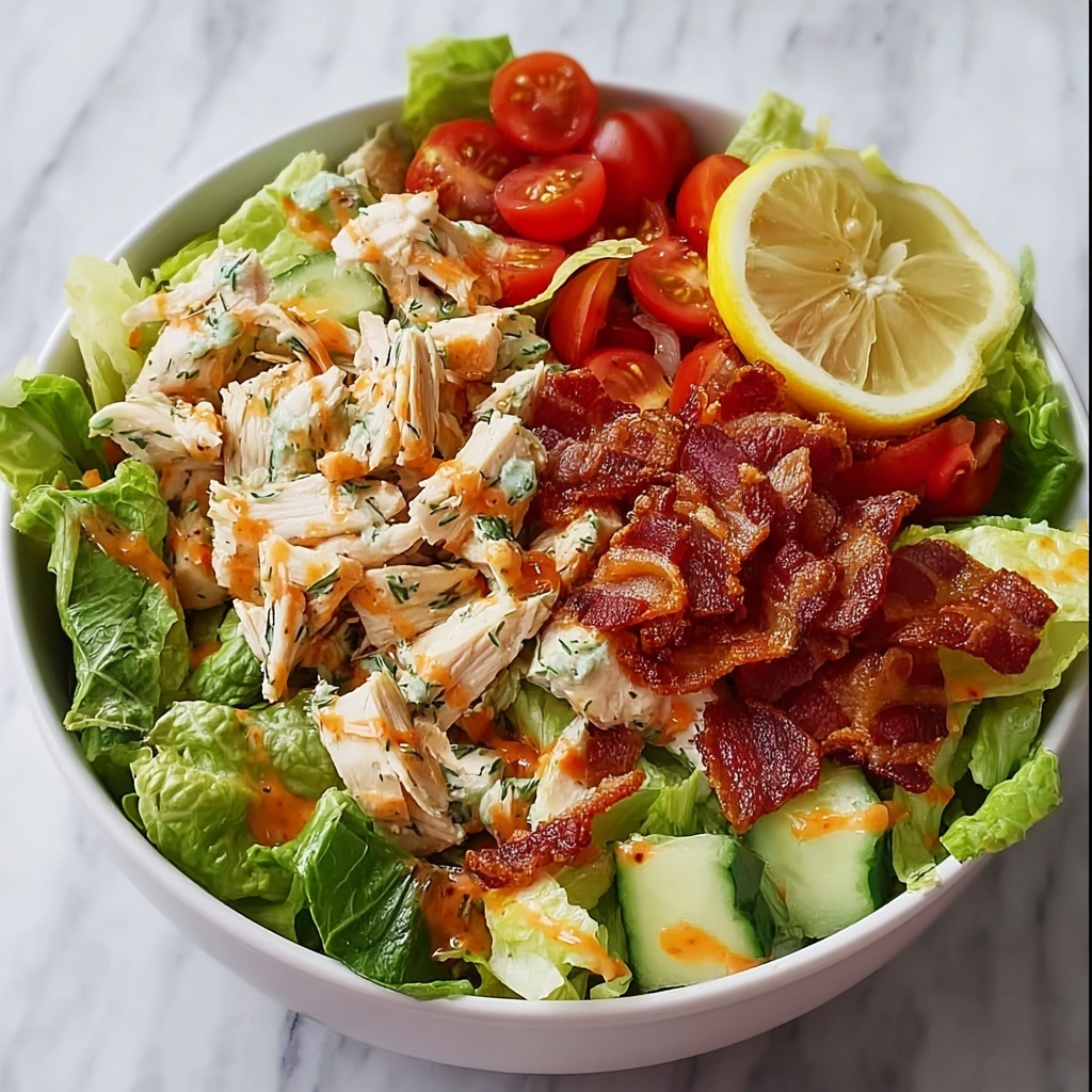 BLT Chicken Salad: 15-Minute Refreshing Delight Recipe - Recipe Image