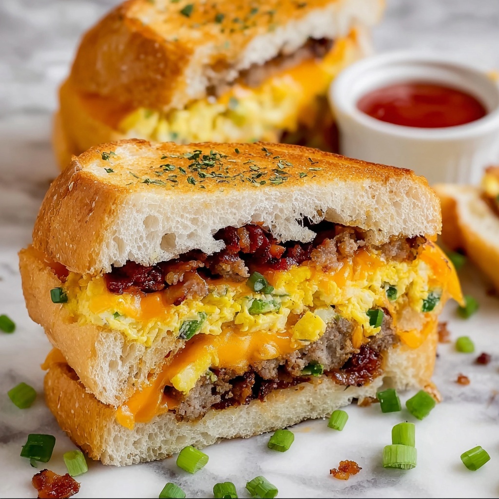 Breakfast Stromboli with Eggs and Bacon Recipe - Recipe Image