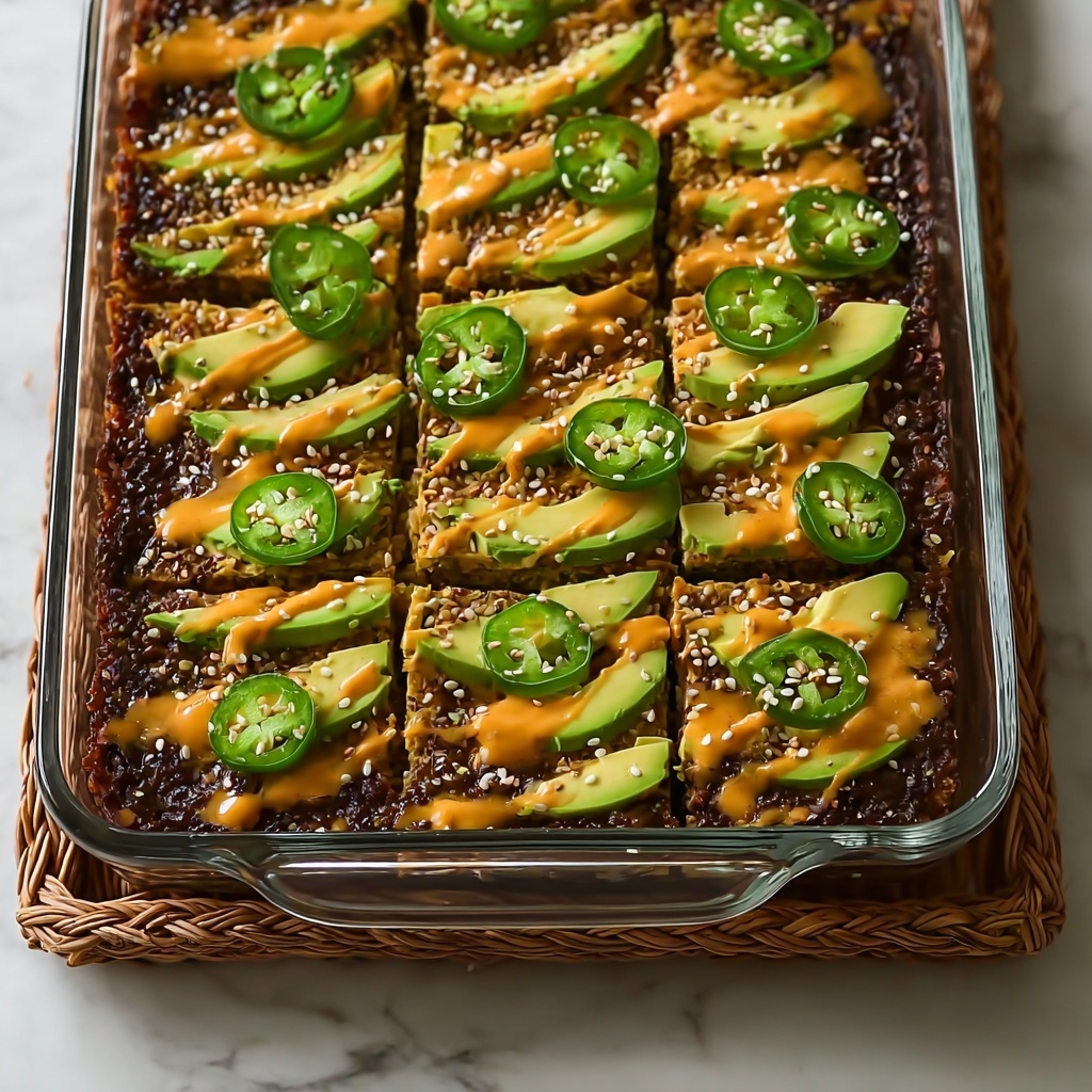 Spicy Salmon Sushi Bake Recipe - Recipe Image