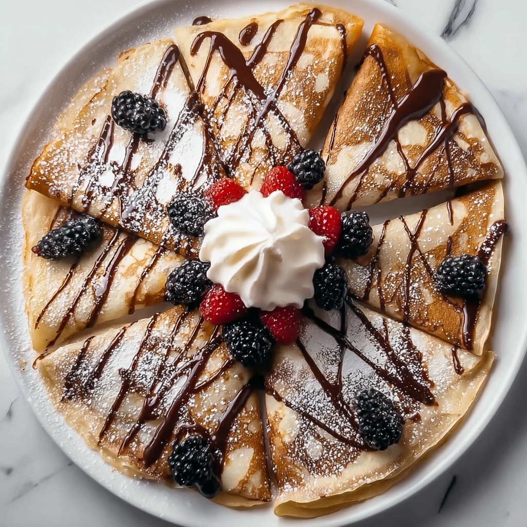 Delicious Spiderweb Crepes Perfect for Your Spooky Breakfast Recipe - Recipe Image