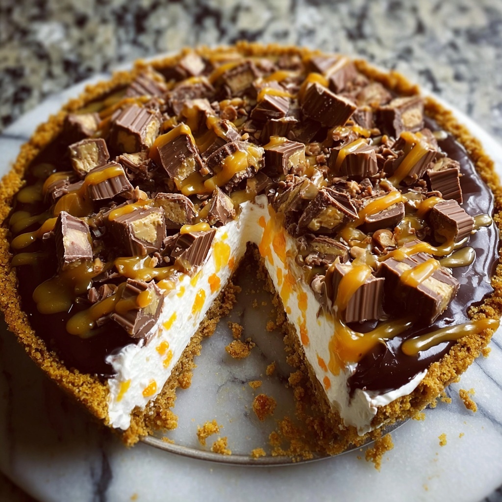 Snickers Pie Recipe - Recipe Image