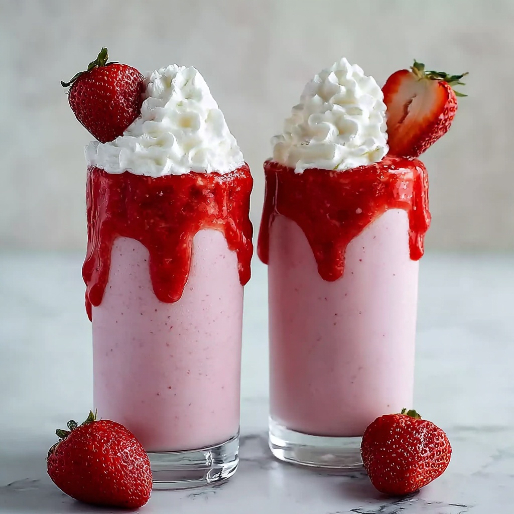 Strawberry Cream Frappuccino Recipe - Recipe Image
