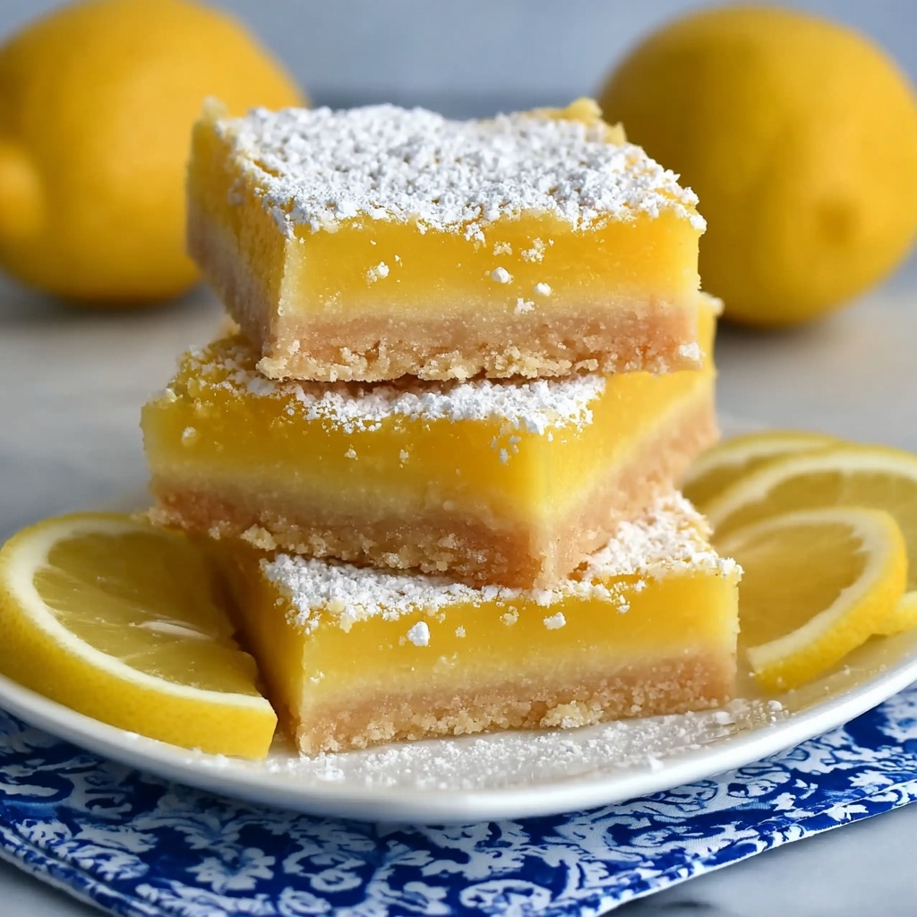 Easy Gluten-Free Lemon Bars Recipe - Recipe Image