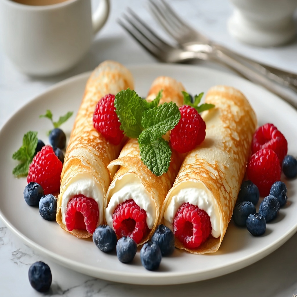 Keto Crepe Rolls Recipe - Recipe Image