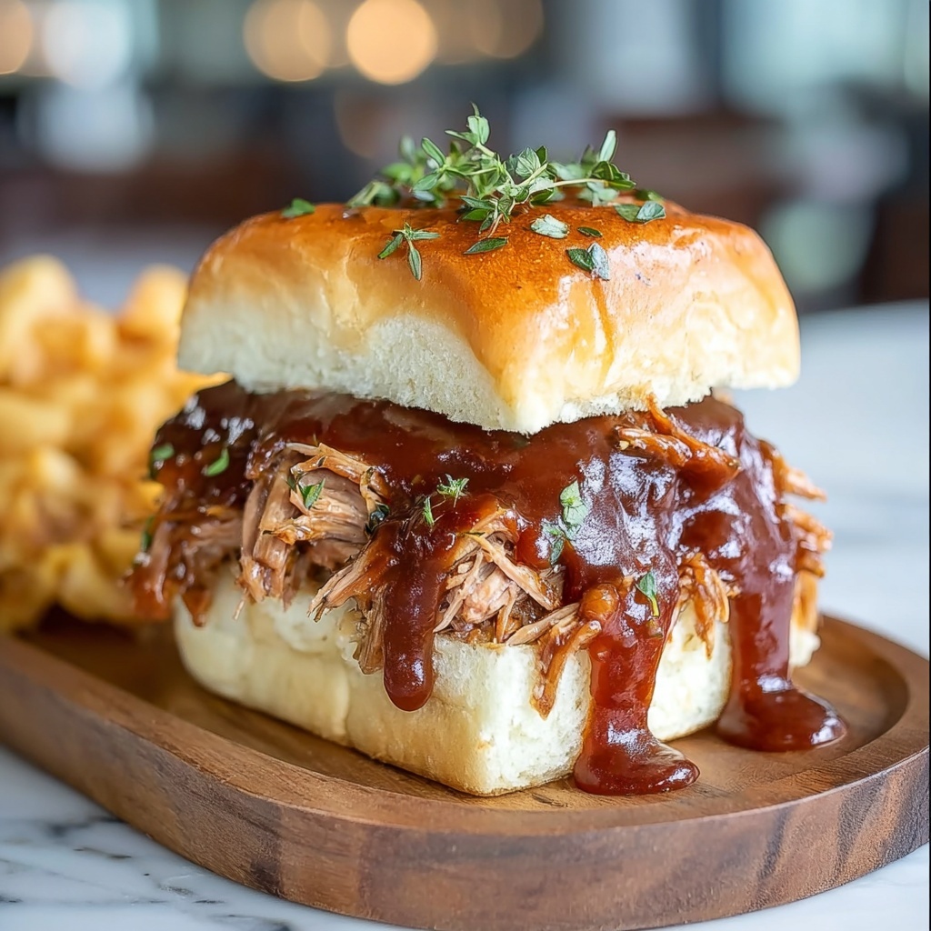 Slow Cooker Pulled BBQ Chicken Recipe - Recipe Image