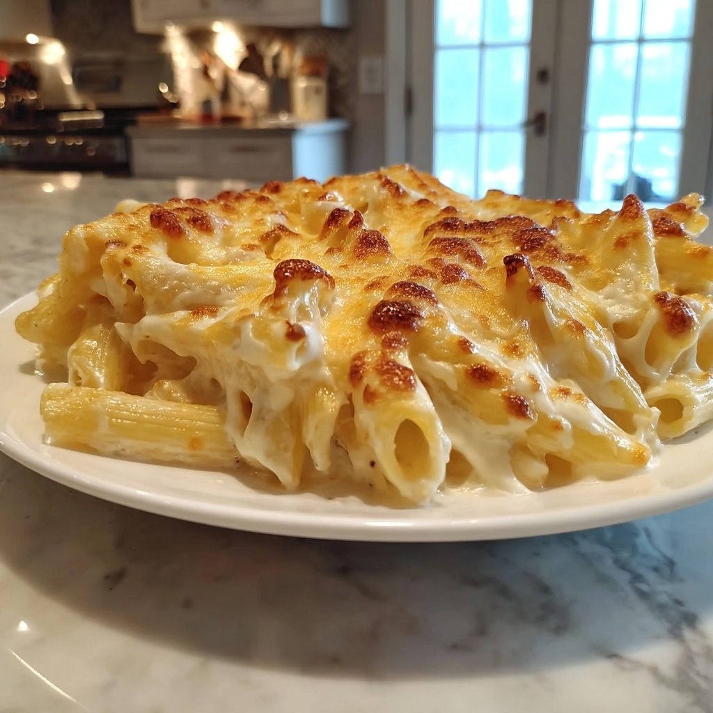 Creamy Cheese Pasta Recipe - Recipe Image