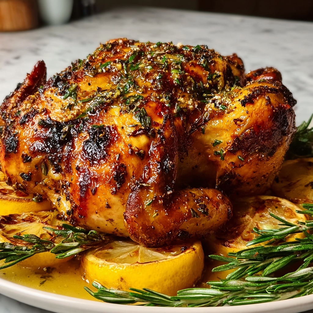 Lemon Herb Roast Chicken Recipe - Recipe Image