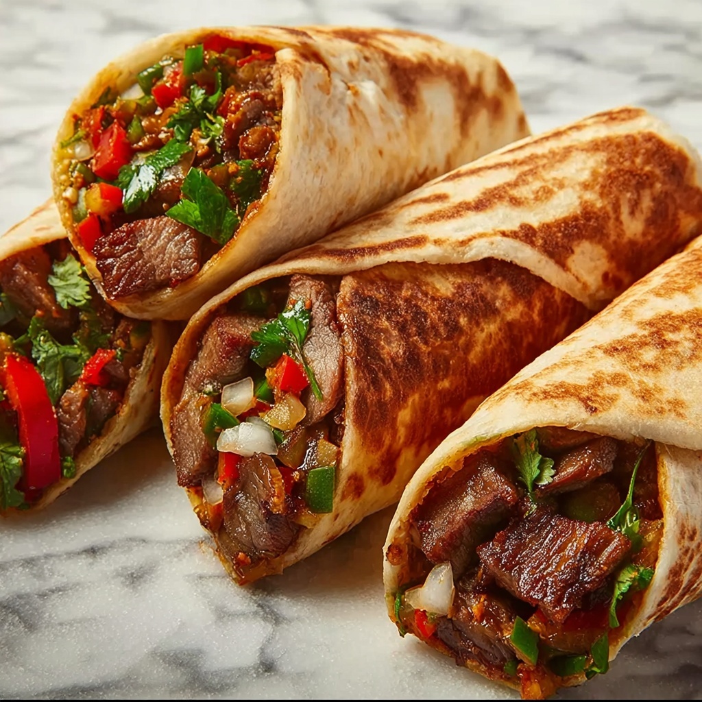 Sizzling Steak Burrito: Your New Favorite Taco Night Star Recipe - Recipe Image
