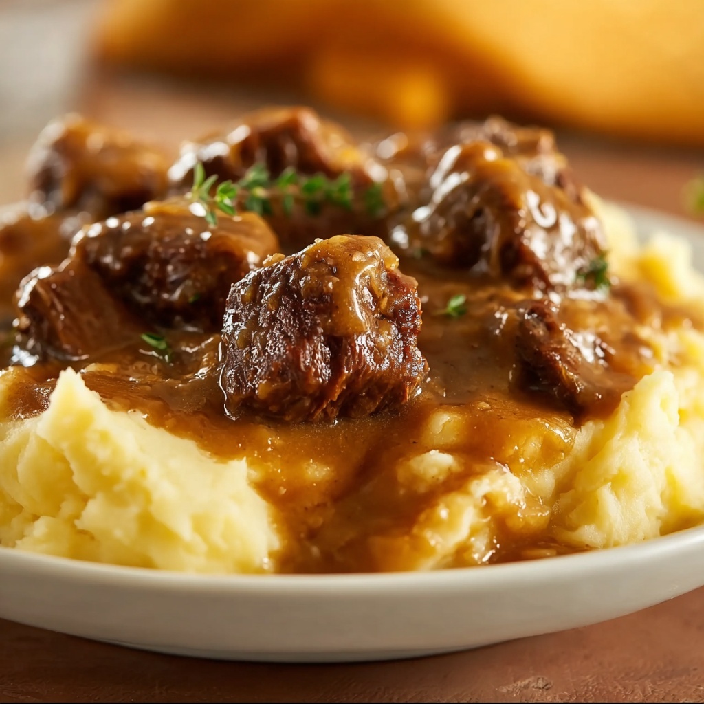 Beef Gravy Potatoes Recipe - Recipe Image