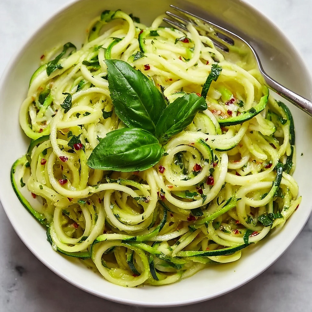 Lemon Zucchini Noodles Recipe - Recipe Image