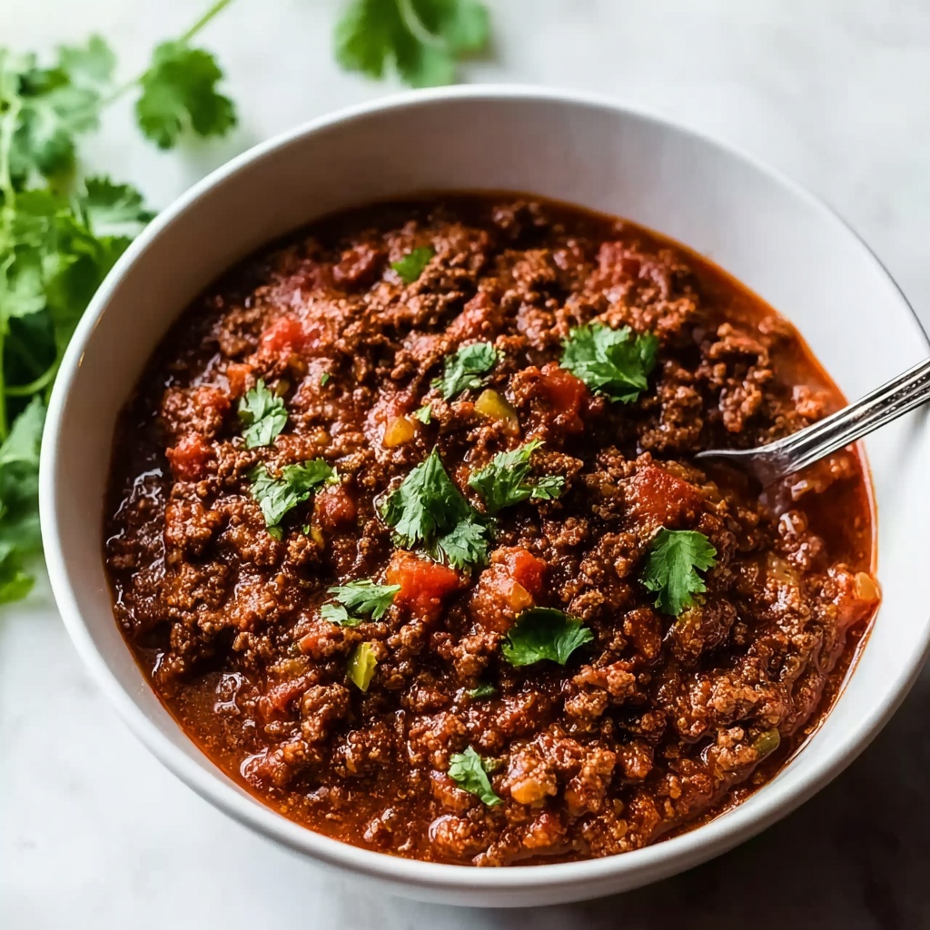 Slow Cooker No Bean Chili Recipe - Recipe Image