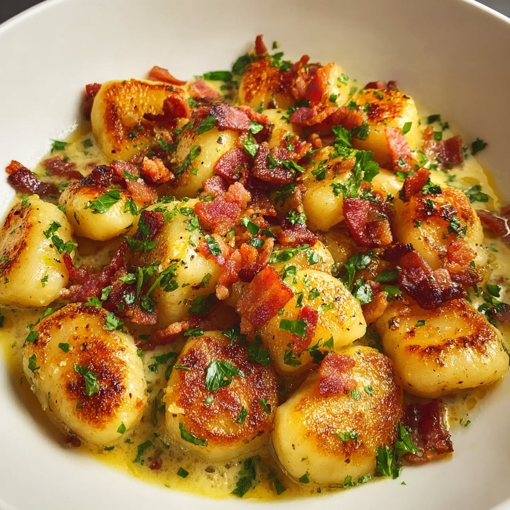 Gnocchi Carbonara Recipe - Recipe Image