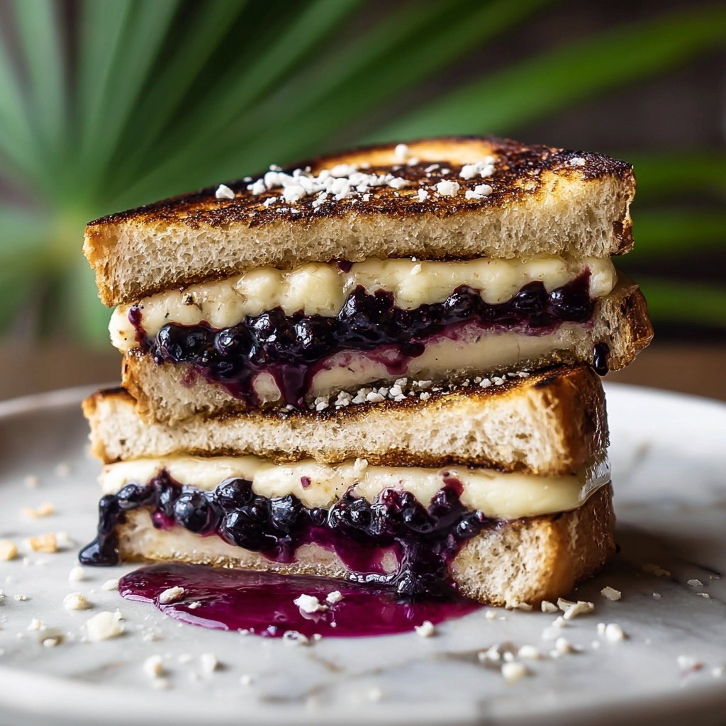 Balsamic Blackberry Bliss Grilled Cheese Recipe - Recipe Image