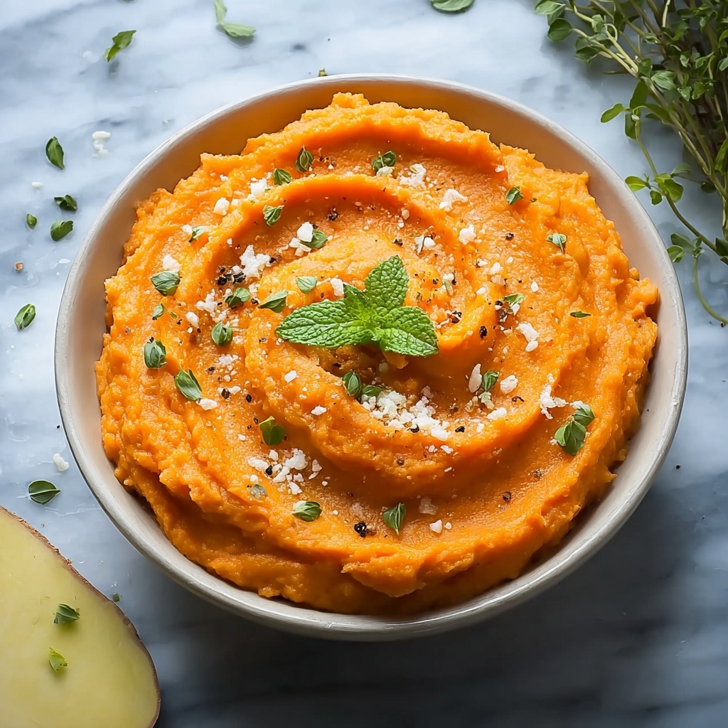 Creamy Maple Mashed Sweet Potatoes: A Soul-Warming Side Dish Recipe - Recipe Image
