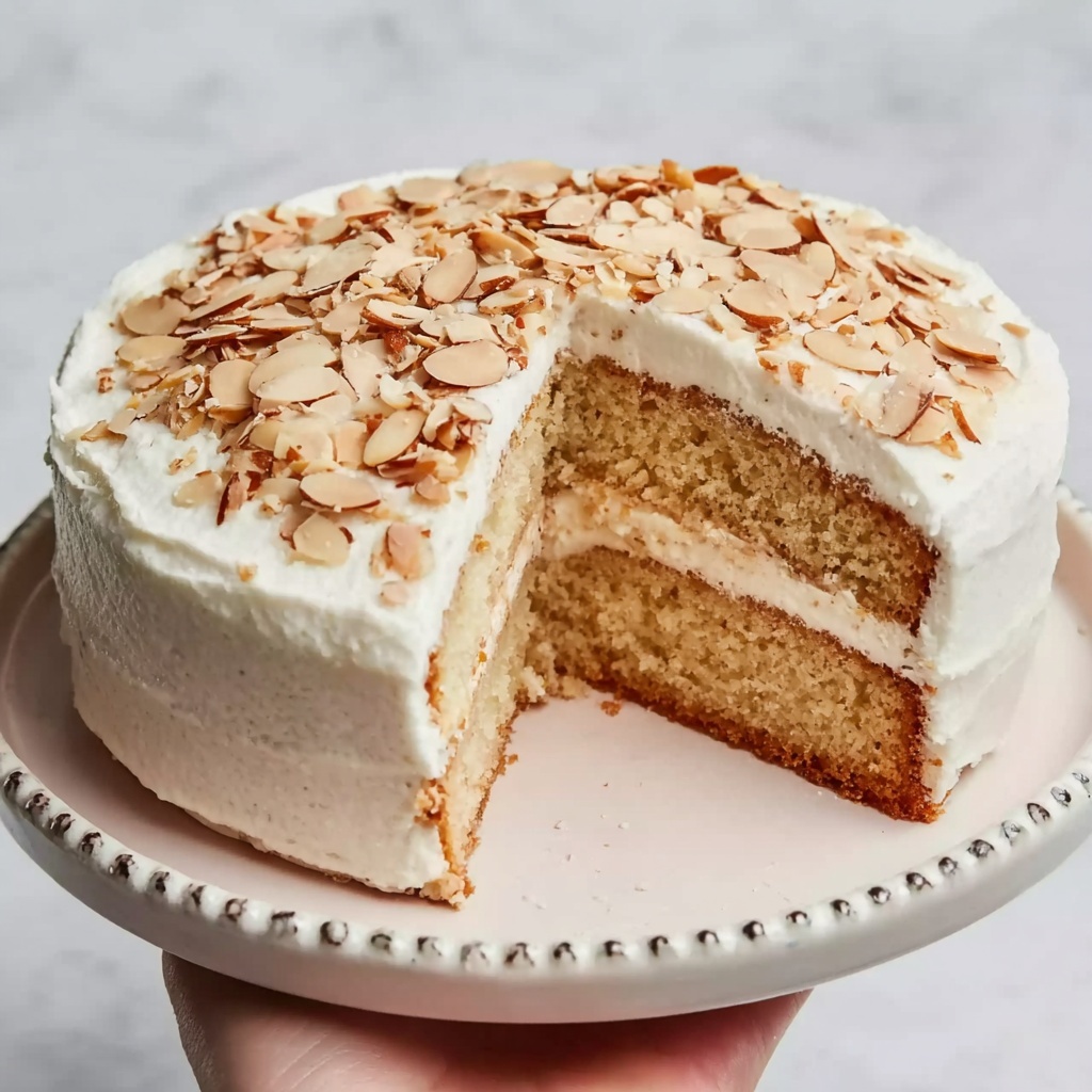 Almond Cream Cake Recipe - Recipe Image